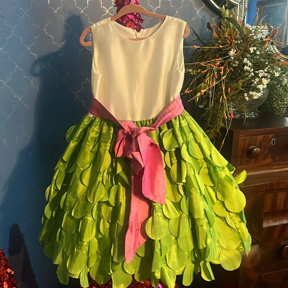 Like new Easter Dress. Worn once. Pink and green